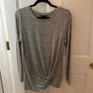 Banana Republic Gray Shirt; long sleeved, medium
